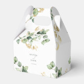 Elegant  Eucalyptus Wedding フェイバーボックス (裏面サイド)