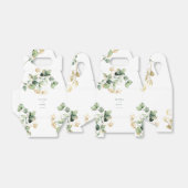 Elegant  Eucalyptus Wedding フェイバーボックス (折り畳みなし)