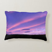 Elegant Evening Sky – Purple Sunset  アクセントクッション (裏面)