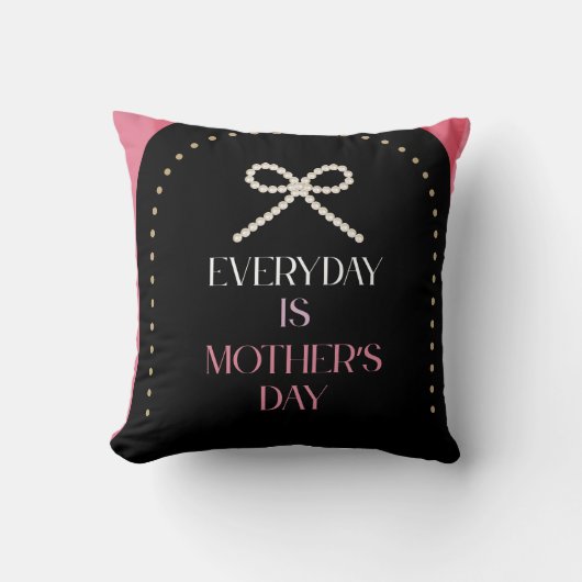 Elegant Everyday is Mothers Day PinkComfort Pillow クッション (正面)