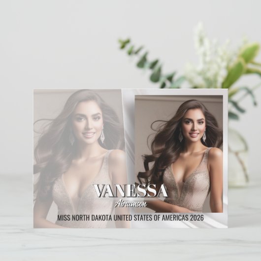 Elegant Fade Pageant Autograph Comp Card シーズンカード (スタンド正面)