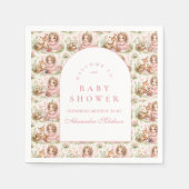Elegant Fairy Baby Shower スタンダードカクテルナプキン (正面)