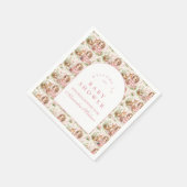 Elegant Fairy Baby Shower スタンダードカクテルナプキン (角)