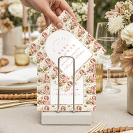 Elegant Fairy Baby Shower スタンダードカクテルナプキン