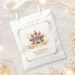 Elegant Fairytale Prince Castle Baby Shower フェイバーバッグ