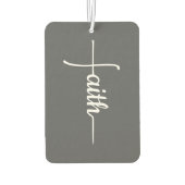 Elegant Faith Cross Car カーエアーフレッシュナー (裏面)