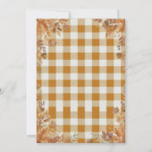 Elegant Fall Birthday Invitation 招待状 (裏面)