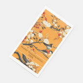 Elegant Fall Chinoiserie Paper Plate (コーナー)