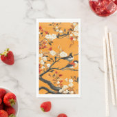 Elegant Fall Chinoiserie Paper Plate (インサイチュ)