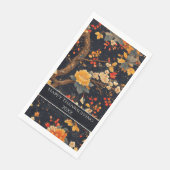 Elegant Fall Chinoiserie Paper Plate (コーナー)