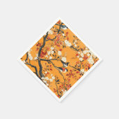 Elegant Fall Chinoiserie Paper Plate スタンダードカクテルナプキン (角)