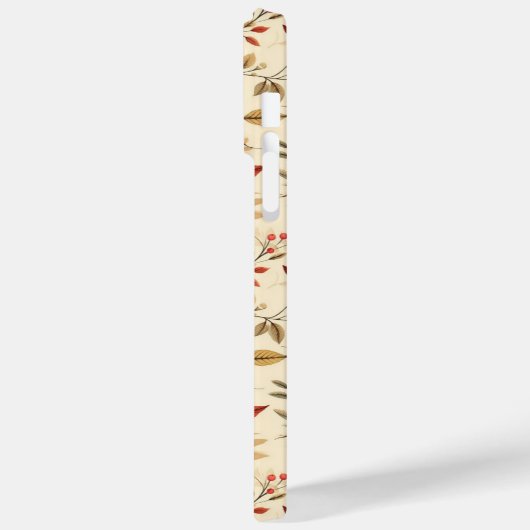 Elegant Fall Floral Pattern Case-Mate iPhoneケース (裏面 / 左)