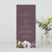 Elegant Fall Floral Wedding  メニュー (スタンド正面)