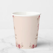 Elegant Fall In Love Boho Pink Pumpkin Paper cup 紙コップ (左)
