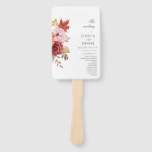 Elegant Fall Leaves Autumn Wedding  ハンドファン (正面)
