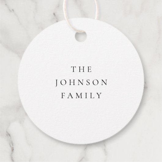 Elegant Fall Leaves Thanksgiving フェイバータグ (裏面)