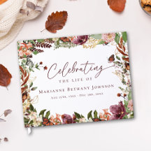 Elegant Fall Memorial Celebration of Life