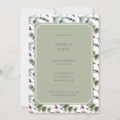 Elegant Family Christmas Card | Photo Collage シーズンカード (正面)