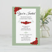 Elegant Family Christmas Party  招待状 (スタンド正面)