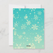 Elegant Family Holiday Present I Christmas Tree シーズンカード (裏面)