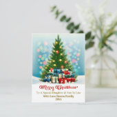 Elegant Family Holiday Present I Christmas Tree シーズンカード (スタンド正面)