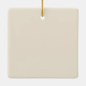 Elegant Family Photo Merry Christmas Ornament  セラミックオーナメント (裏面)