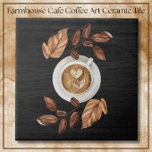 Elegant Farmhouse Coffee Mug Art Café  タイル
