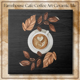 Elegant Farmhouse Coffee Mug Art Café  タイル