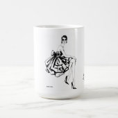 Elegant Fashion Sketch Mug コーヒーマグカップ (中央)