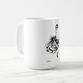 Elegant Fashion Sketch Mug コーヒーマグカップ (正面左)