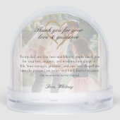 Elegant Father of the Bride Photo Memory Keepsake (裏面)
