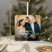 Elegant Father of the Bride Photo Memory Keepsake メタルオーナメント