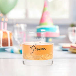 Elegant Father of the Groom ウイスキーグラス