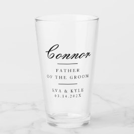 Elegant Father of the Groom タンブラーグラス