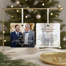 Elegant Father of the Groom Photo Memory Keepsake