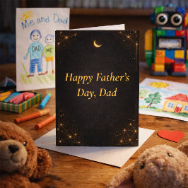 Elegant Father’s Day Card for Dad from Kids カード