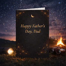 Elegant Father’s Day Card for Dad from Son カード