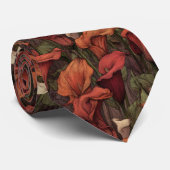 Elegant Fathers Day Calla Lilies Flower ネクタイ (ロール)