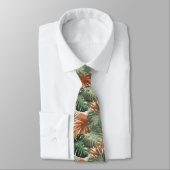 Elegant Fathers Day Tropical Floral ネクタイ (タイ)