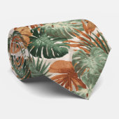 Elegant Fathers Day Tropical Floral ネクタイ (ロール)