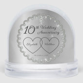 Elegant Faux Diamond Look 10th Wedding Anniversary (裏面)