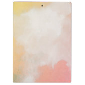 Elegant Feather Floral Watercolour  clipboard  クリップボード (裏面)