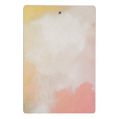 Elegant Feather Floral Watercolour mini clipboard  ミニクリップボード (裏面)