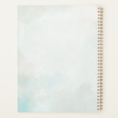 Elegant Feather Floral Watercolour  planner プランナー手帳 (裏面)