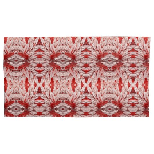 Elegant Feather Pillowcases – Matching Bedroom Bed 枕カバー (正面左)