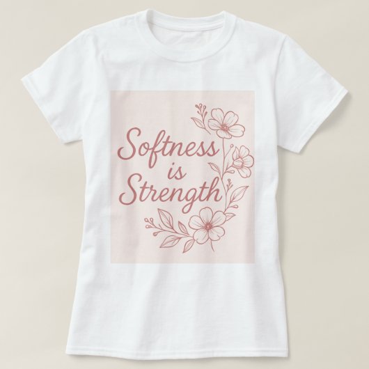 Elegant Feminine Affirmation | Boho Style T-shirt Tシャツ (デザイン正面)