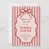 Elegant Festive Christmas Party Invitation 招待状 (正面)