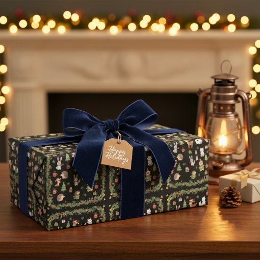 Elegant Festive Season Gift Wrapping Paper ラッピングペーパー