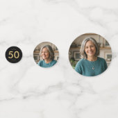 Elegant Fifty and Fabulous! 50th Birthday Party コンフェッティ (正面)