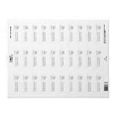 Elegant Fifty and Fabulous 50th Birthday Party ラベル (フルシート)